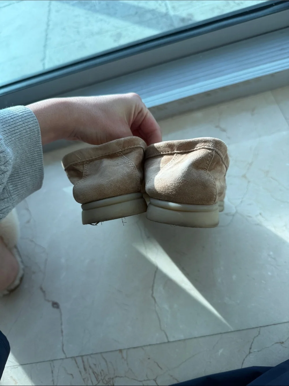 Women’s nude Steve Madden loafers